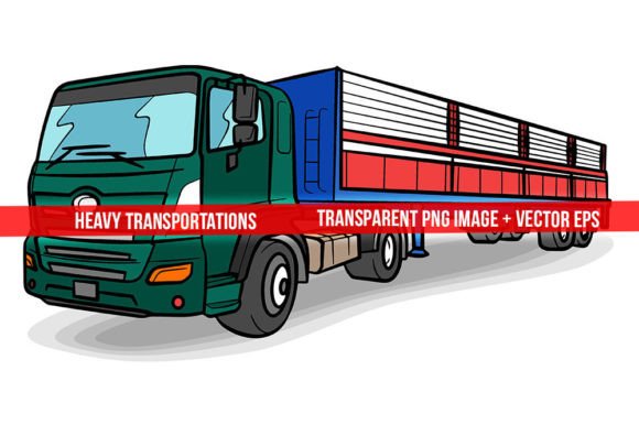 Download Long Haul Truck Vector Illustration - Vector Collection