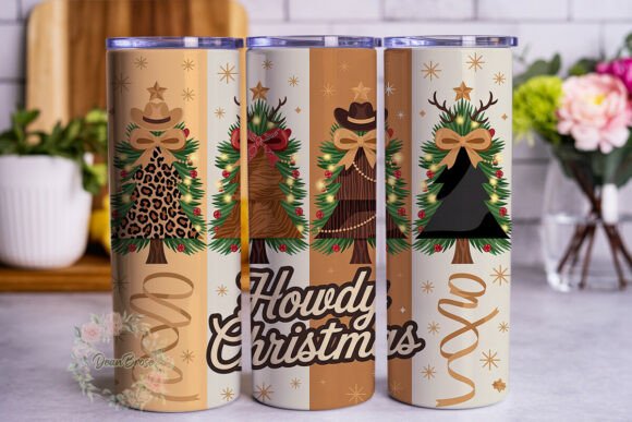 Download Western Cowhide Christmas Trees Tumbler - Cowhide christmas trees Collection