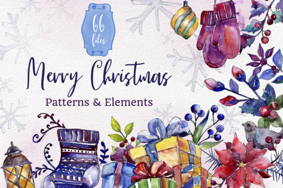 Download Set of Illustrations Christmas Miracle Watercolor - Miracle Collection
