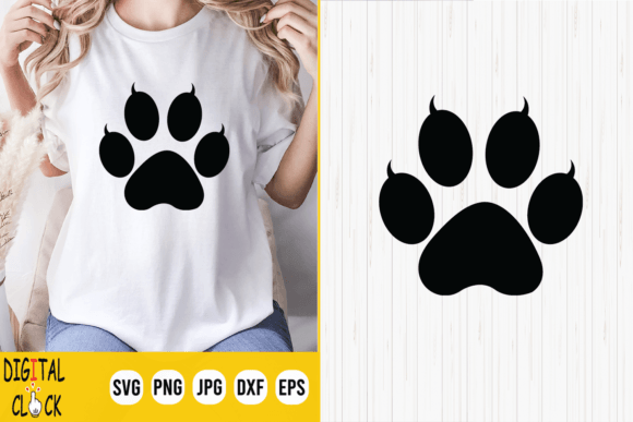Download Cat Paw Print Design SVG File - Svg file Collection