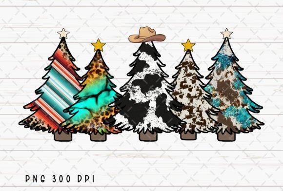 Download Western Cowhide Christmas Trees PNG - Cowhide christmas trees Collection